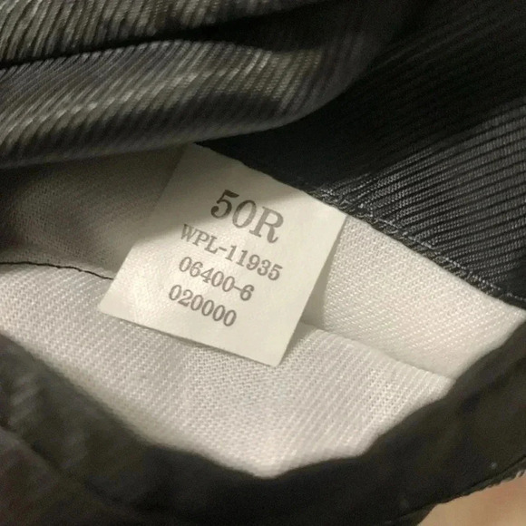 Men’s Stafford Sports Coat Size 50R Black And Gray EUC - Picture 12 of 12